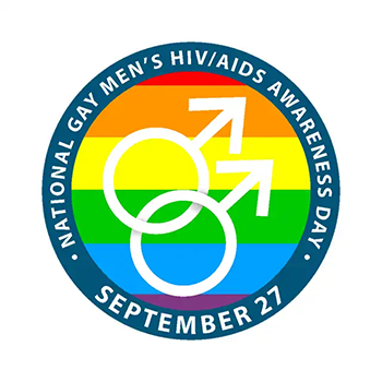 Logotipo del Día Nacional de Concientización sobre el VIH/SIDA en Hombres Homosexuales