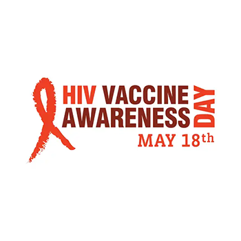HIV Vaccine Awareness Day logo.