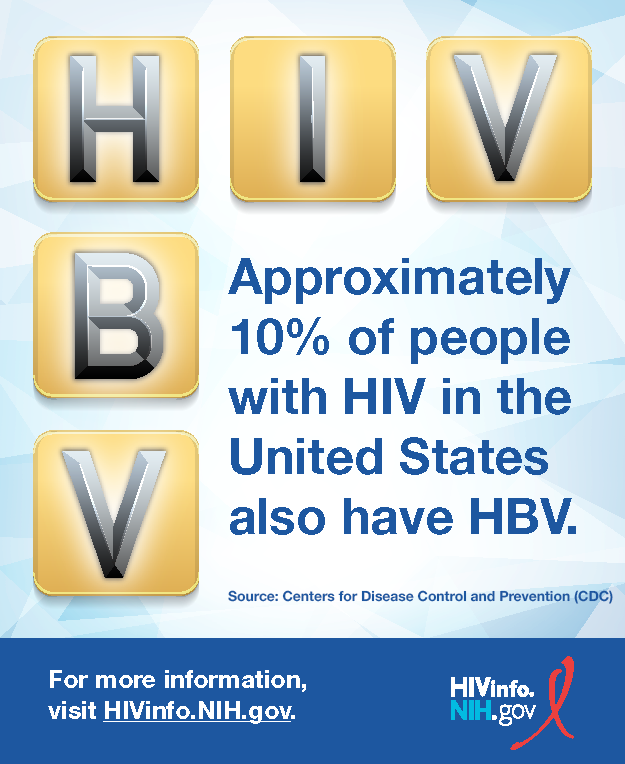 Approximately 10% of people with HIV in the United States also have HBV.