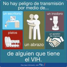 No hay peligro de transmisión por medio de... No hay peligro de transmisión por medio de...