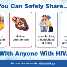 You Can Safely Share...With Anyone With HIV Infographic