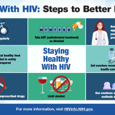 Stay Healthy with HIV.