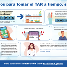 Consejos para tomar el TAR a tiempo, siempre Consejos para tomar el TAR a tiempo, siempre