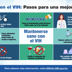 Mantenerse sano con el VIH Mantenerse sano con el VIH