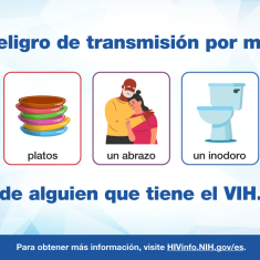 No hay peligro de transmisión por medio de... No hay peligro de transmisión por medio de...