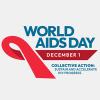 December 1 Word AIDS Day logo.