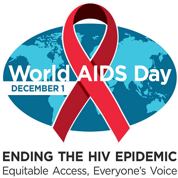 logotipo del Día Mundial del SIDA.