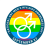 Gay Men’s HIV/AIDS Awareness Day logo.