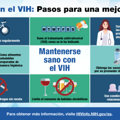 Mantenerse sano con el VIH Mantenerse sano con el VIH