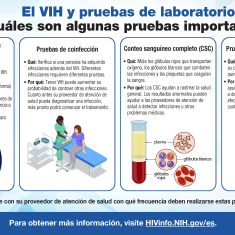 El VIH y pruebas de laboratorio: ¿Cuáles son algunas pruebas importantes?