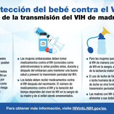 Aprenda sobre las formas de evitar la transmisión del VIH de padre biológicos al bebé.
